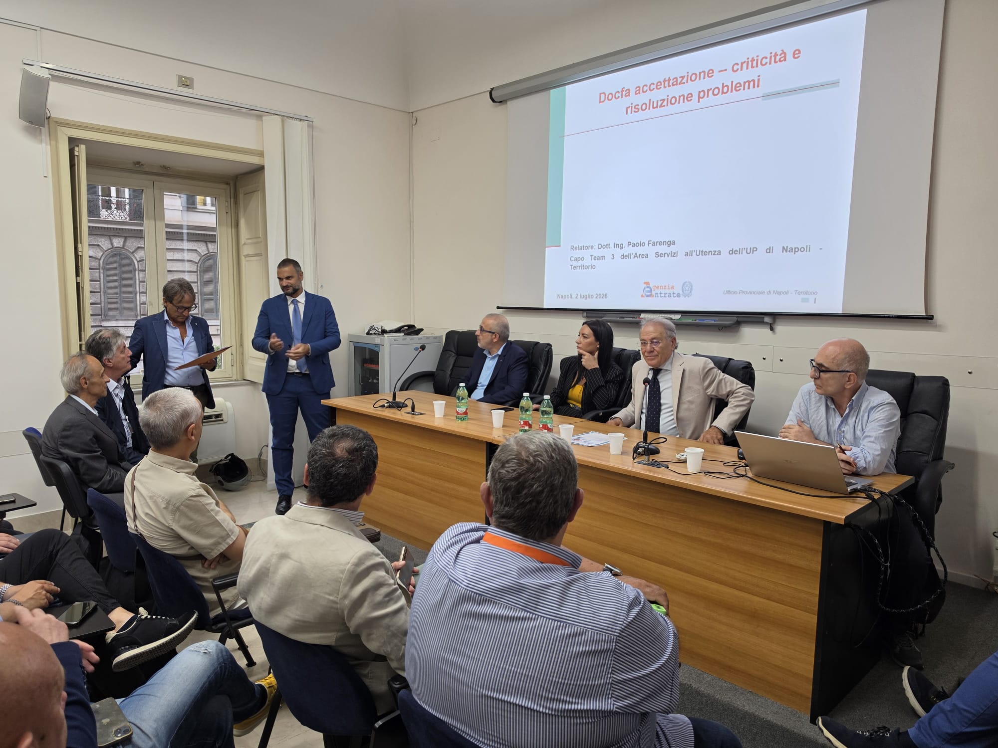 Catasto, a Napoli confronto operativo tra Geometri e Agenzia delle Entrate
